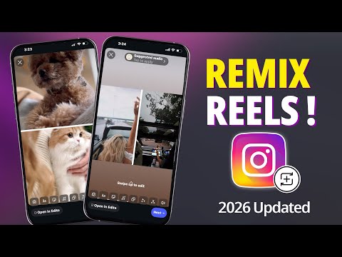 How to Use Remix Feature on Instagram Reels!
