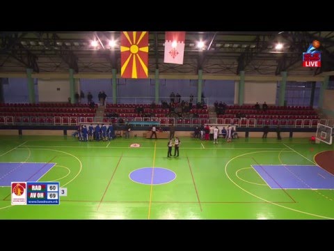 KK Radovish vs KK AV Ohrid - 19.12.2015 - www.livestream.mk