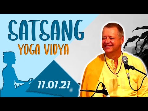 Satsang + Meditation, Mantren und Kirtan mit Narendra - Yoga Vidya Ashram Live 20:00 - 11.01.2021