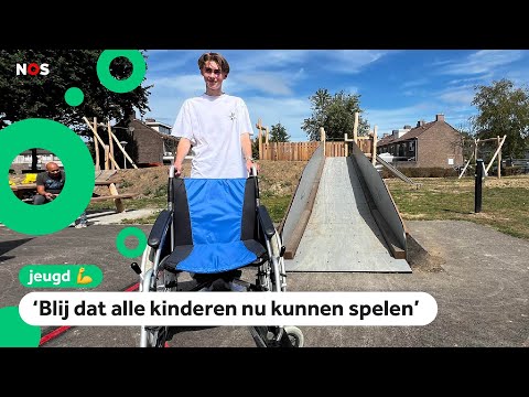 Thijn bedacht de eerste rolstoelglijbaan van Nederland