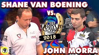 SHANE VAN BOENING vs JOHN MORRA - 2018 Derby City Classic 9-Ball Semi-Final