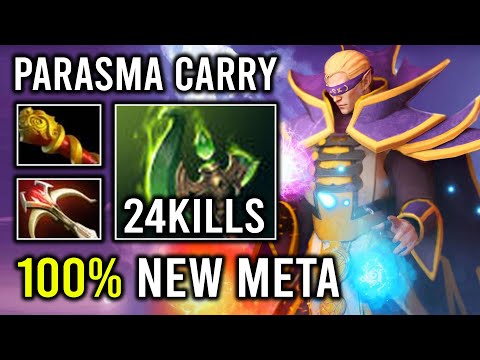 NEW 7.35 Parasma Daedalus Brutal Alacrity Right Click Physical Carry Invoker Dota 2