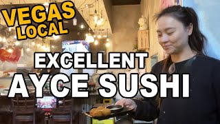 EXCELLENT AYCE SUSHI! "Sushi 88" on W Craig Rd, Las Vegas.  A Local Spot!