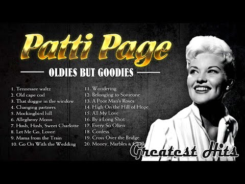 Patti Page Greatest Hits - TOP #20 Best Old Songs - Oldies but Goodies 50s 60s 70s 80s