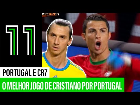 SUÉCIA X PORTUGAL: O melhor jogo de Cristiano Ronaldo pela Seleção?