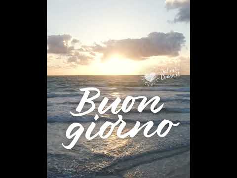 Video Buongiorno Estivo. Gif con mare e sole