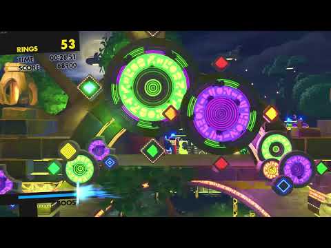 Sonic Forces:Luminous Forest Speedrun(00:59.73)