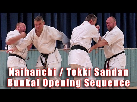 Practical Kata Bunkai: Naihanchi / Tekki Sandan Opening Sequence