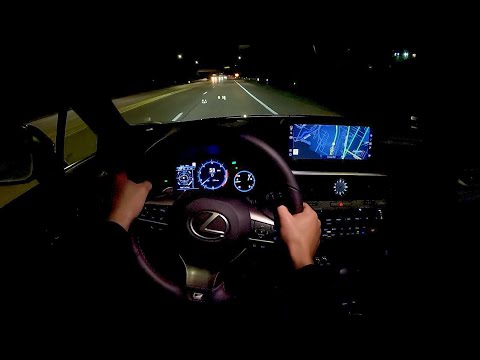 2022 Lexus RX 350 - POV Night Drive (Binaural Audio)