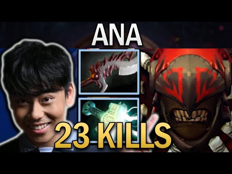 Bloodseeker Dota 2 7.33 Ana with Mjolnir 22 Kills