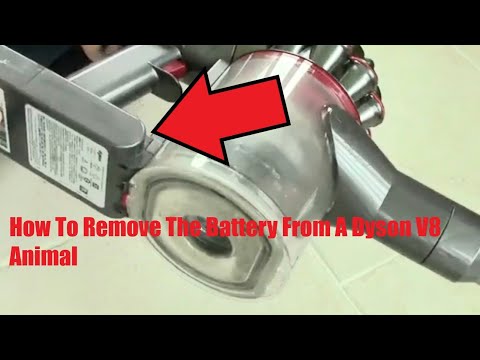 How To Remove The Battery On A Dyson V8 Animal