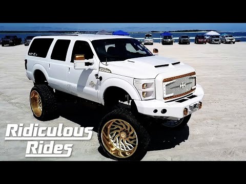 600hp Diesel 2002 Ford Excursion with Lambo Doors