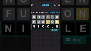 Solving the daily (6-letter) lingle June 28, 2024. It was quite challenging!