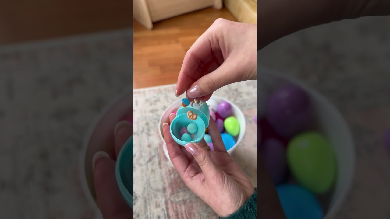 Being a crazy mom checking Easter eggs🤪 #toddlermom #eastereggs #easteregg #easteregghunt #momlife