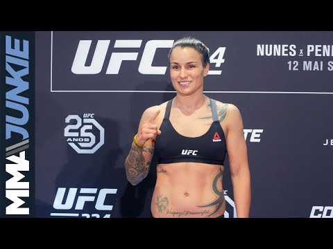 Raquel Pennington official weigh in highlight