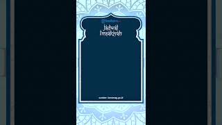 Jadwal Imsakiyah Jumat 7 April 2023 untuk Provinsi Banten dan Sekitarnya