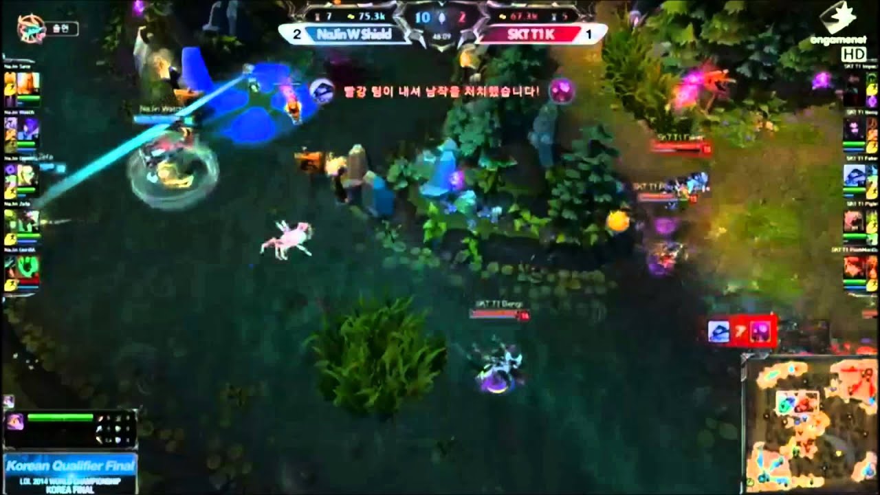 Liên Minh Huyền Thoại: Pha cướp baron của Faker hôm qua