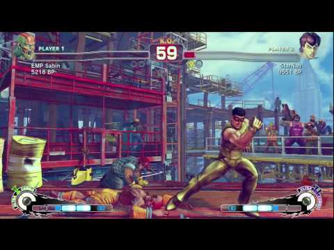 ARTURO "sabin" SANCHEZ VS STARNAB - SSF4 REPLAY CHANNEL
