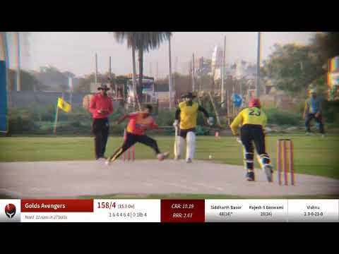 Live Cricket Match | Viper Sniper vs Golds Avengers | 27-Feb-21 02:00 pm 20 overs | STALLIONS CONQUE