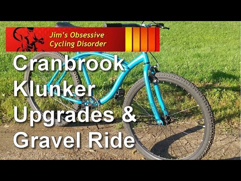Huffy Cranbrook klunker upgrades and gravel ride