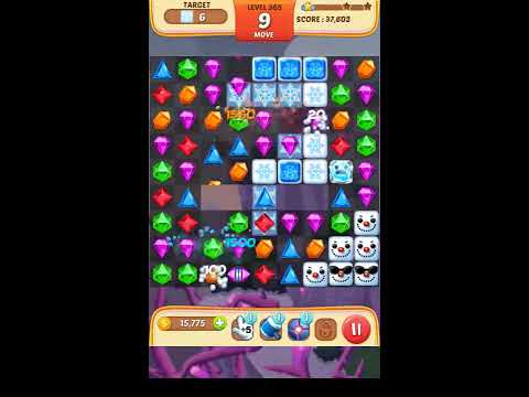 Jewel Match King Level 365 - Walkthrough ( No Booster )