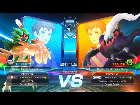 Decidueye vs Darkrai - Pokkén Tournament DX