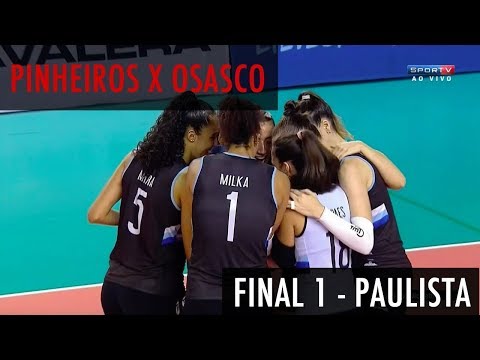 Pinheiros x Osasco - Final 1 - Campeonato Paulista de Vôlei Feminino
