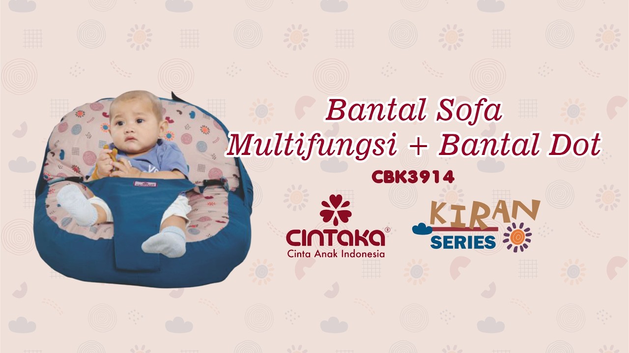 Bantal Sofa Multifungsi + Bantal Dot CBK3914 Kiran Series Cintaka