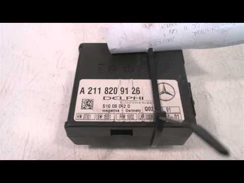 2002 Mercedes C230 Alarm Security Module 2118209126 - mbiparts.com Used OEM Mercedes Parts - ... OEM