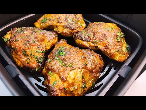 This super juicy AIR FRYER chicken recipe is conquering the world! Very easy and simple!