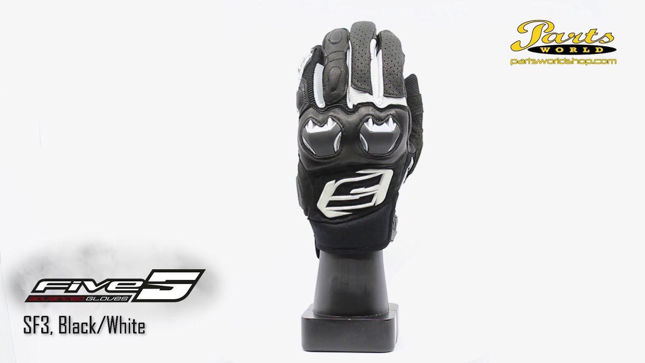Five Gloves SF3 Black/White by Parts World AG