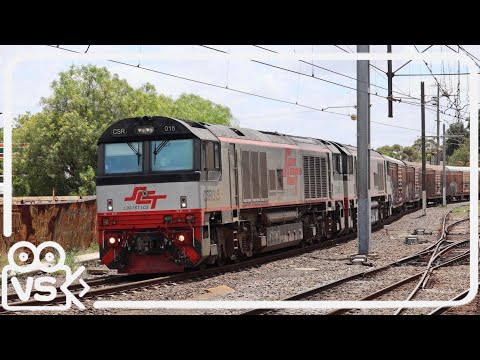 Double CSRs On SCT 5BM9 Freight At Newport | Vic Spotters