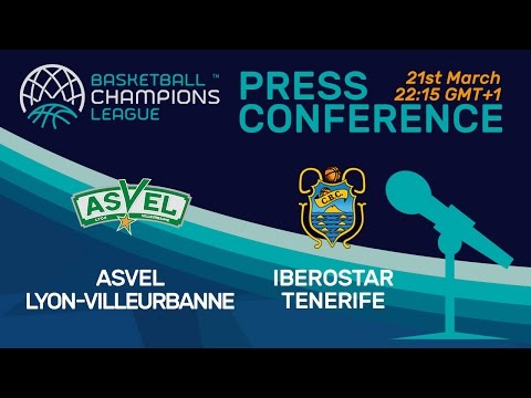 ASVEL Lyon-Villeurbanne v Iberostar Tenerife - QF - Press Conference - Basketball Champions League