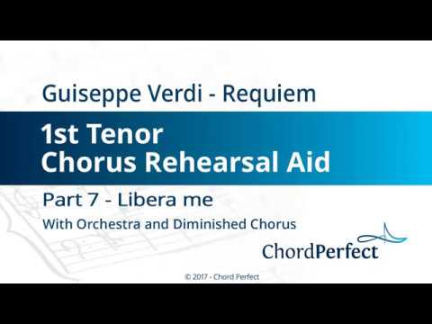Verdi's Requiem Part 7 - Libera Me - 1st Tenor Chorus Rehearsal Aid