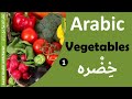 Vegetables In Arabic Part 1 خضره Lettuce Sprout Cucumber Carrot Corn Levant Syrian Dialect