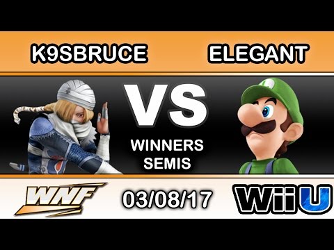 WNF 1.4 - K9sbruce (Sheik) Vs. Elegant (Luigi) Winners Side - Smash Wii U