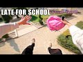 LATE FOR SCHOOL Extreme Parkour Girl POV