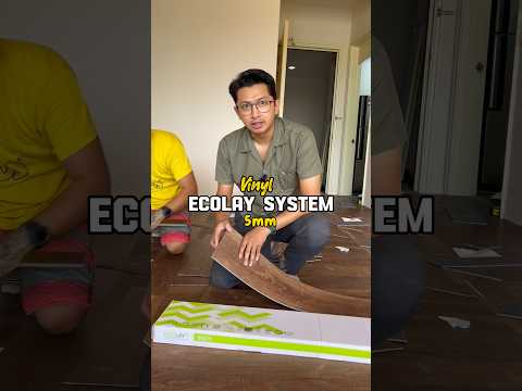 No glue, No click, Just Lay! Ecolay 5mm installation
