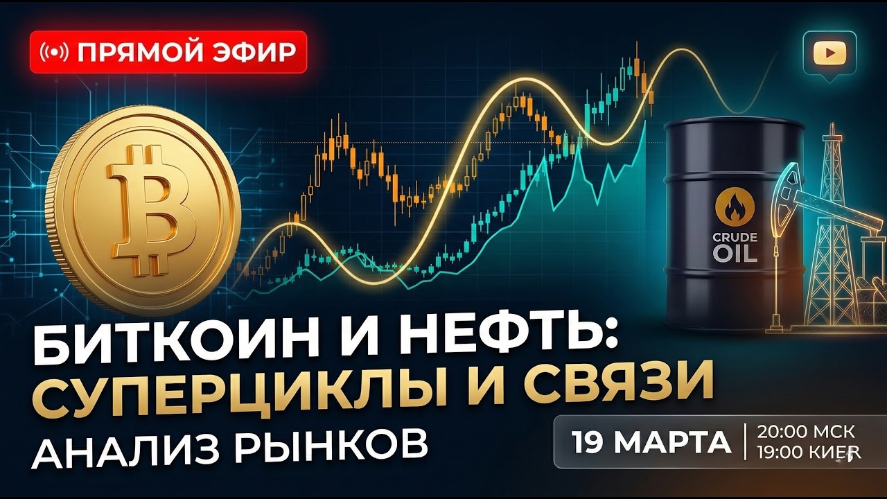 Разбираю биткоин, нефть. Ищем связи, Суперциклический анализ
