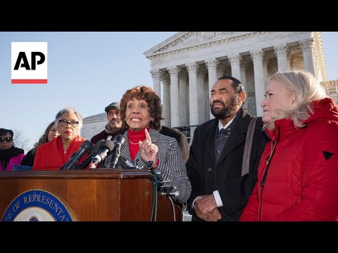 Video Thumbnail: Democrats react as Supreme Court hears arguments over Trump’s effort to remove Lisa Cook