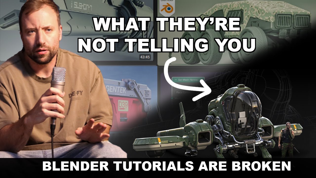 The SECRET to Sci-Fi DESIGN in Blender