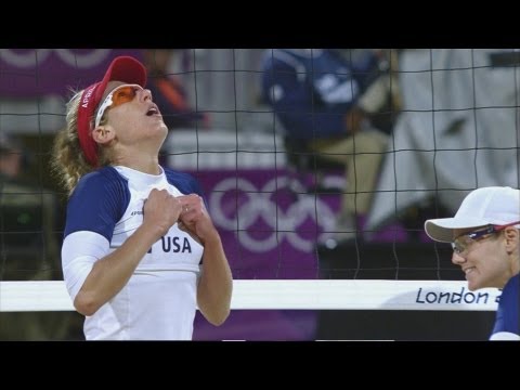 Women's Beach Volleyball Preliminary Round - USA v NED | London 2012 Olympics
