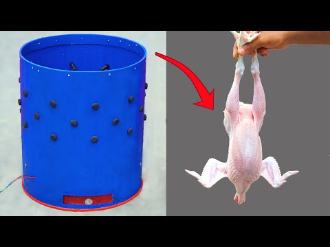 , title : 'How to Make Chicken Plucker / Feather Cleaning Machine at Low Cost'