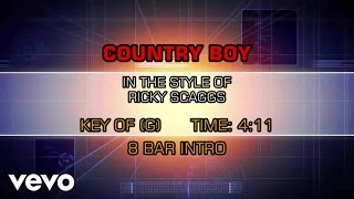 Ricky Skaggs - Country Boy (Karaoke)