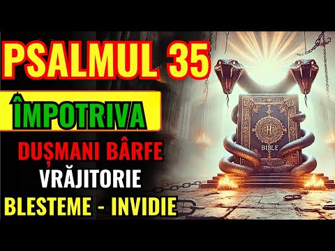 PSALMUL 35🔥ÎNTRERUPE VRĂJITORIA și BLESTEMELE—Psalmul 35 Rugăciune de război pentru eliberare totală