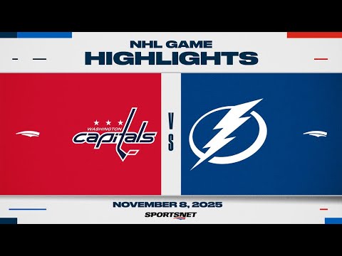 NHL Highlights | Capitals vs. Lightning - November 8, 2025