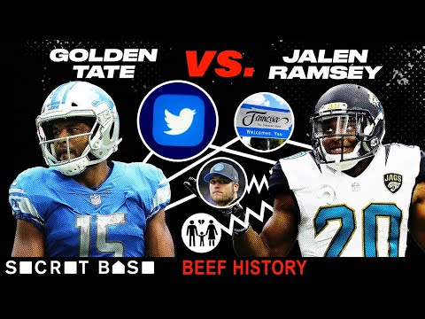 Jalen Ramsey and Golden Tate’s beef saw on-field punches and plenty of family drama