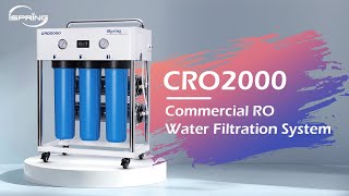 Introducing the iSpring CRO2000: The Ultimate RO Water Filtration System for Businesses!