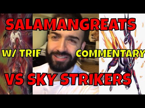 SALAMANGREAT VS STRIKER TRIF COMMENTARY!!!!!!! GAME 2 YUGIOH