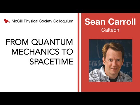 PSC 2020.11.13 MGAPS Colloquium: Sean Carroll, Caltech
